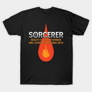 Sorcerer Tabletop Class Pen and Paper DnD Gift T-Shirt